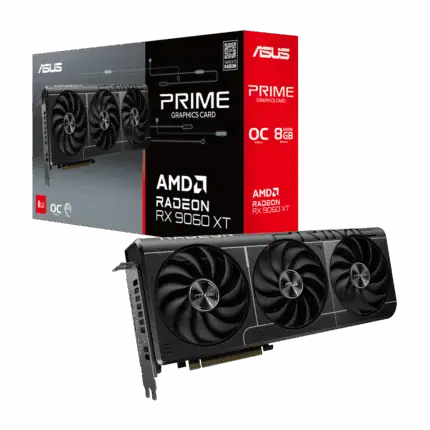 ASUS Radeon RX 9060 XT 8GB GDDR6 128-Bit PCIe 5.0 Desktop Graphics Card