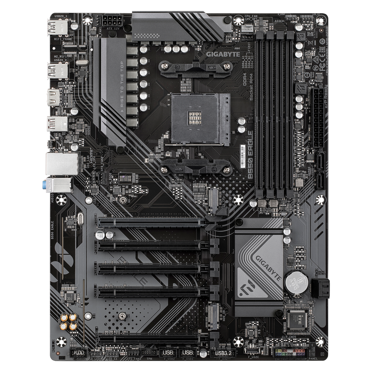 Gigabyte B550 EAGLE AMD AM4 Socket B550 ATX Desktop Motherboard