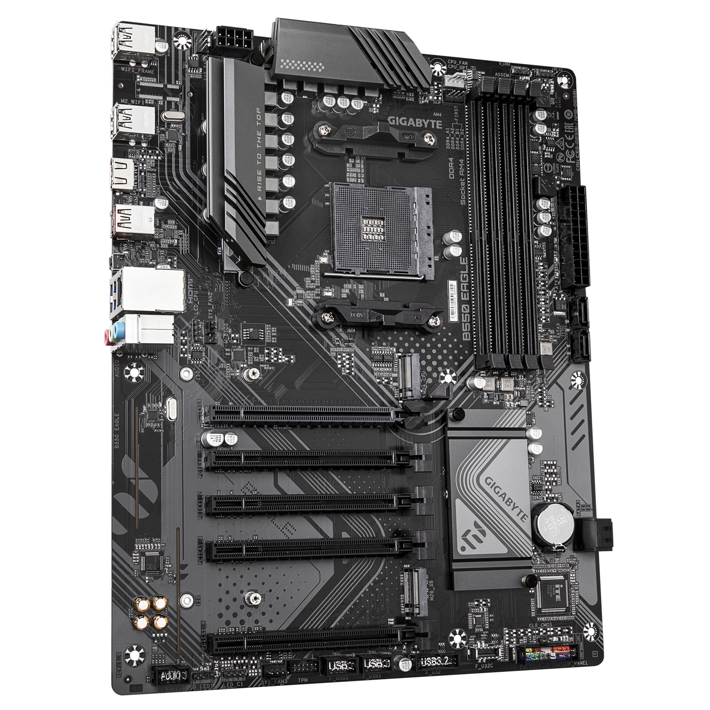 Gigabyte B550 EAGLE AMD AM4 Socket B550 ATX Desktop Motherboard