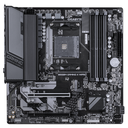 Gigabyte B550M GAMING X WIFI6 AMD B550 Ryzen Socket AM4 Micro-ATX Desktop Motherboard