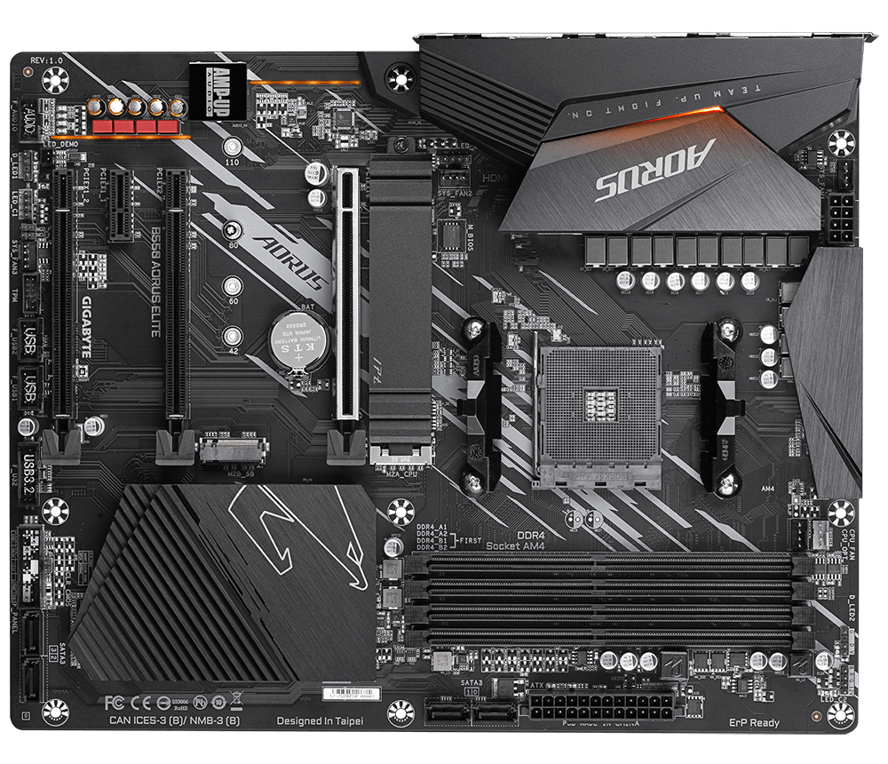 Gigabyte GA-B550-AORUS-ELITEV2 B550 AORUS ELITE V2 AMD B550 Ryzen Socket AM4 ATX Desktop Motherboard
