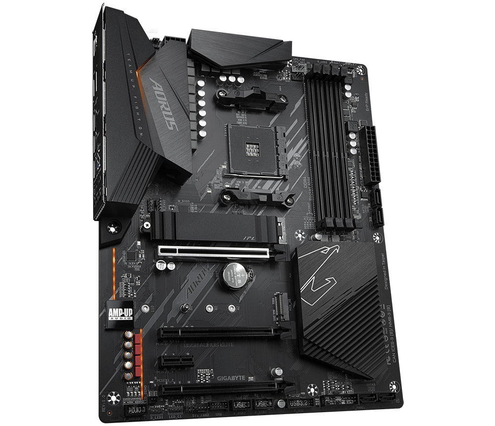 Gigabyte GA-B550-AORUS-ELITEV2 B550 AORUS ELITE V2 AMD B550 Ryzen Socket AM4 ATX Desktop Motherboard