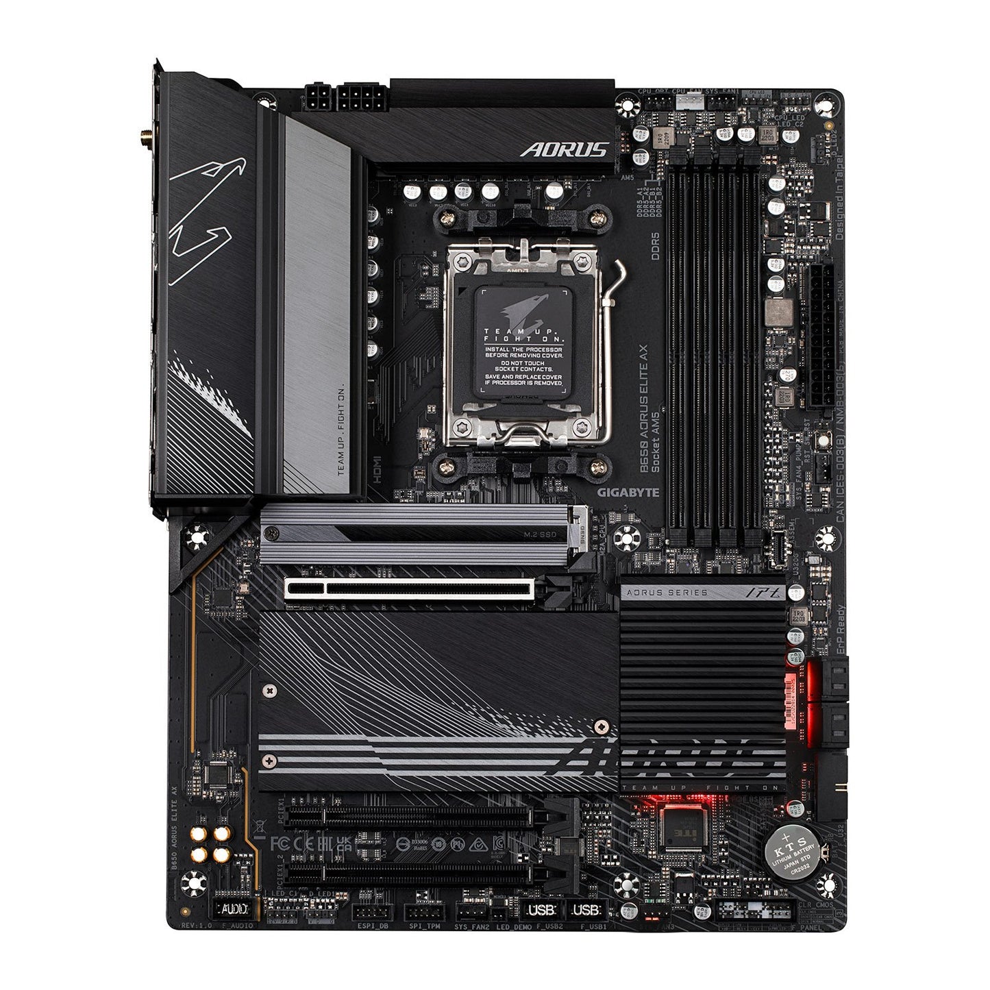 Gigabyte B650 AORUS ELITE AX WiFi AMD B650 Ryzen Socket AM5 ATX Desktop Motherboard