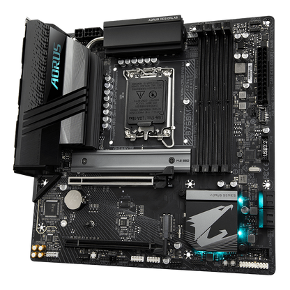 Gigabyte GA-B760M-AORUS-PRO-AX B760M AORUS PRO AX DDR5 WiFi Intel B760 Raptor Lake LGA 1700 Micro-ATX Desktop Motherboard