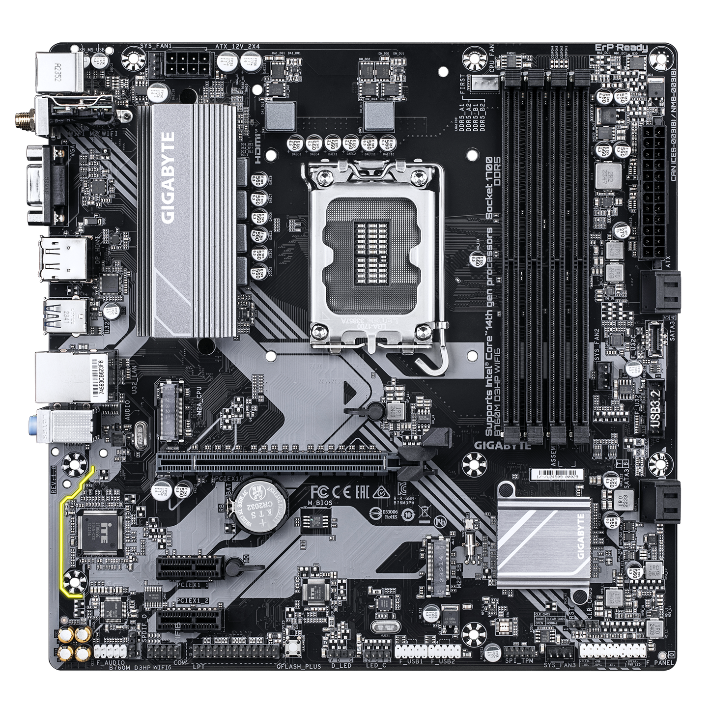 Gigabyte B760M D3HP WIFI6 DDR5 LGA1700 socket Motherboard
