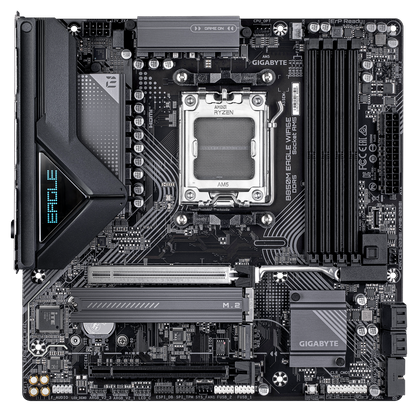 Gigabyte B850M EAGLE WIFI6E AMD B850 Ryzen Socket AM5 Micro-ATX Desktop Motherboard