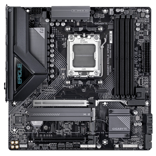 Gigabyte B850M EAGLE WIFI6E AMD B850 Ryzen Socket AM5 Micro-ATX Desktop Motherboard