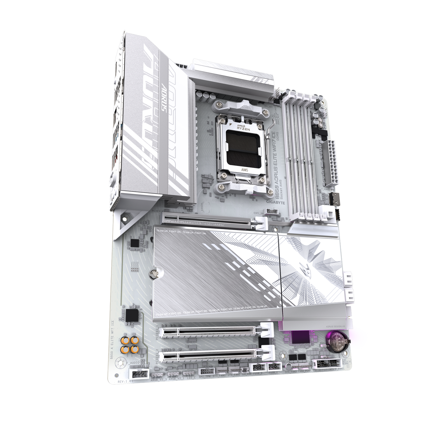Gigabyte B850 AORUS ELITE WIFI7 ICE AMD B850 Ryzen Socket AM5 ATX Desktop Motherboard