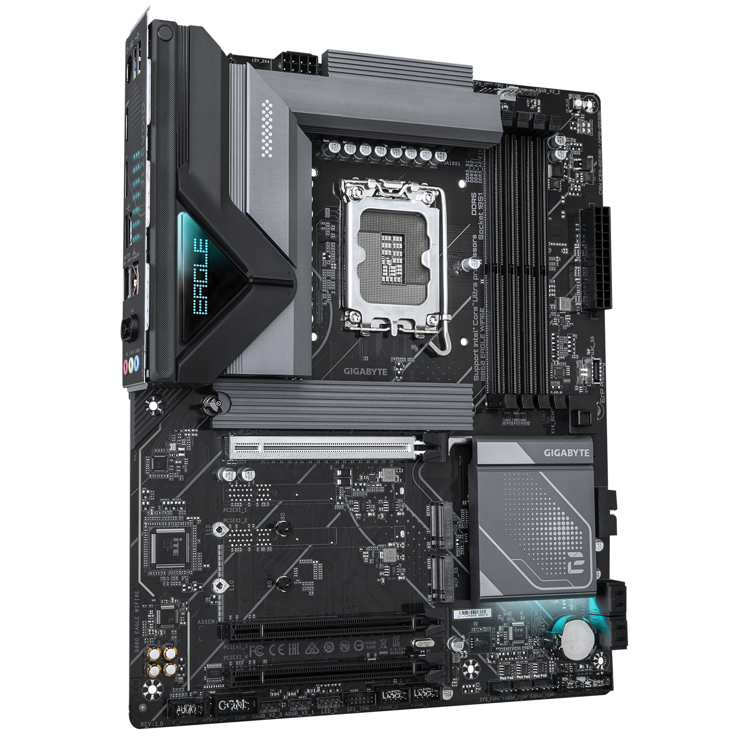 Gigabyte B860 EAGLE WIFI6E Intel B860 LGA 1851 Arrow Lake ATX Desktop Motherboard
