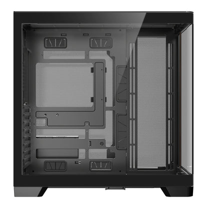 Antec C8 Curved Wood E-ATX | ATX | Micro-ATX | ITX Dual Chamber Gaming Chassis - Black