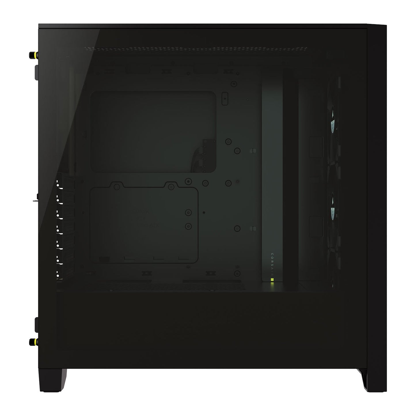 Corsair iCUE 4000X RGB Tempered Glass Black Steel ATX Mid Tower Desktop Chassis