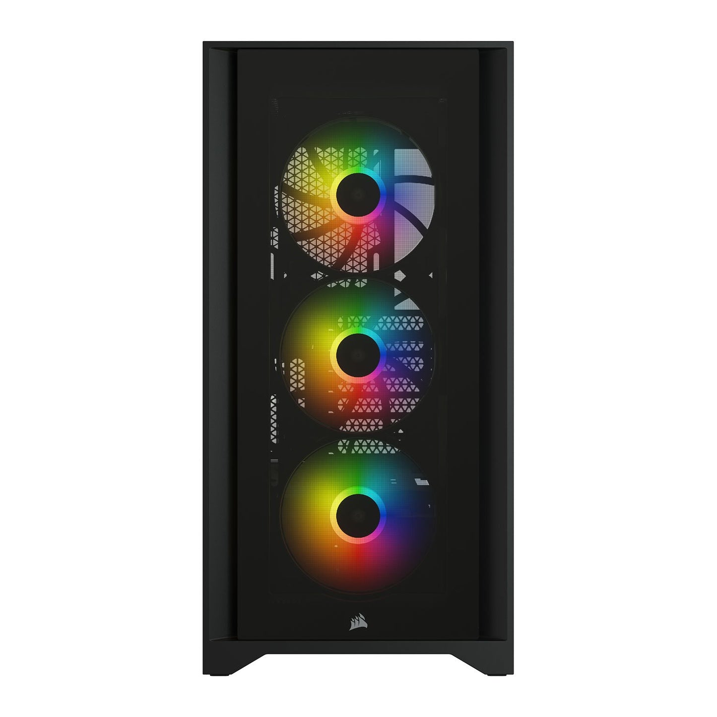 Corsair iCUE 4000X RGB Tempered Glass Black Steel ATX Mid Tower Desktop Chassis