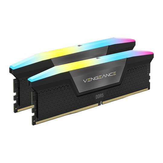 Corsair Vengeance RGB 32GB (2x16GB) DDR5-5600MHz CL40 1.25V Black Desktop Memory