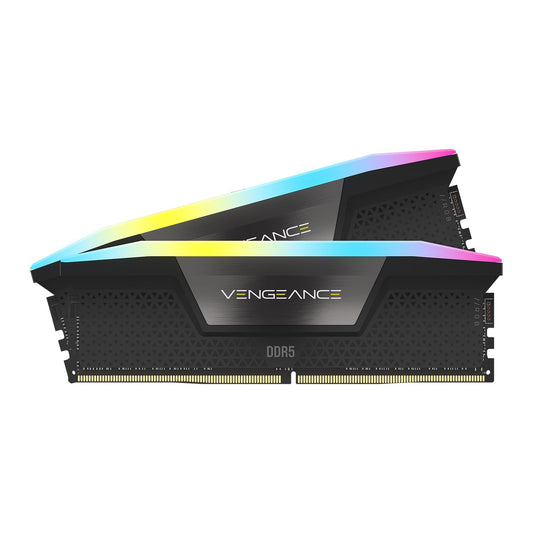 Corsair Vengeance RGB 32GB (2x16GB) DDR5-5600MHz CL40 1.25V Black Desktop Memory