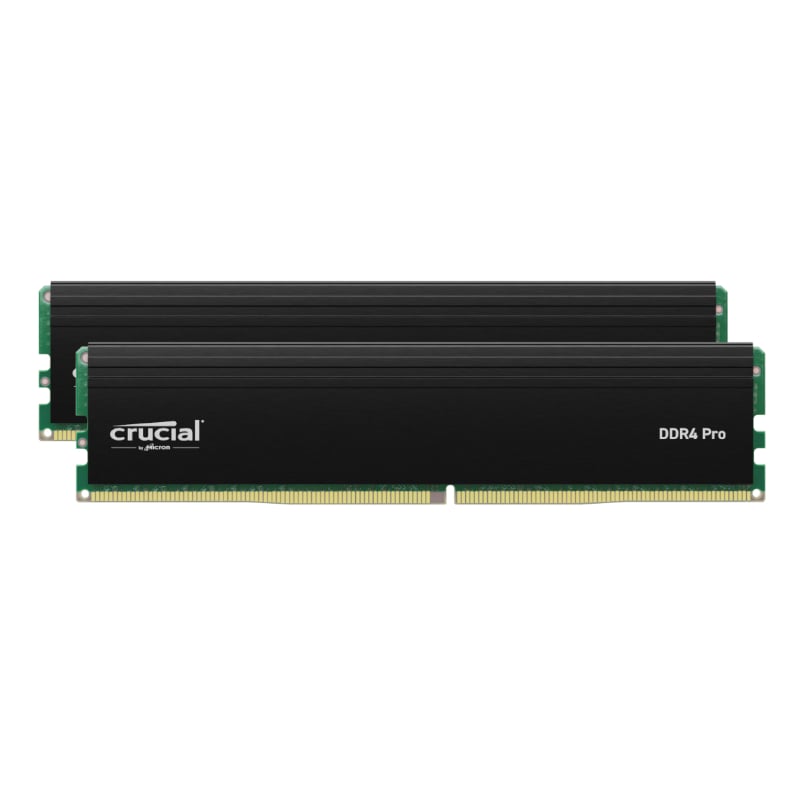 Crucial Pro 32GB (16GB x 2) Kit 3200MHz DDR4 Desktop Memory