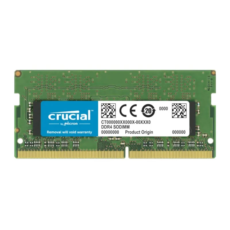 Crucial 8GB 3200MHz DDR4 Single Rank SODIMM Notebook Memory