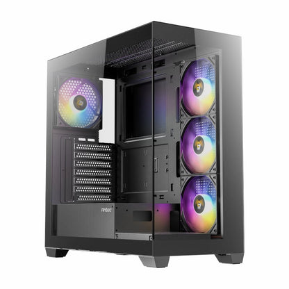 Antec CX300 RGB Elite Clear Tempered Glass Steel Black ATX Mid-Tower Desktop Chassis