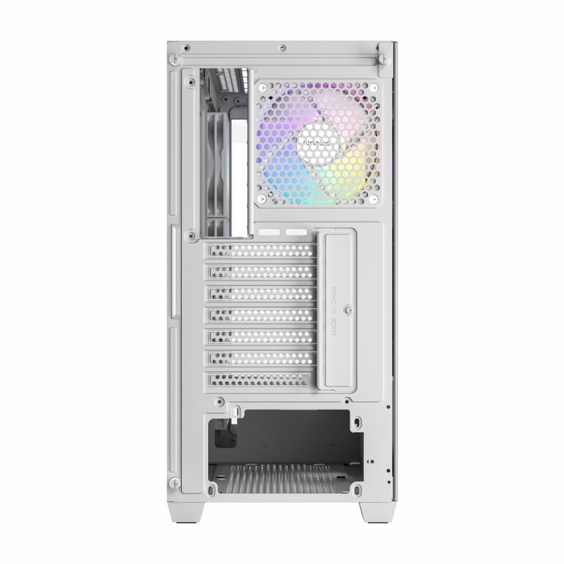 Antec CX300 RGB Elite White Clear Tempered Glass Steel ATX Mid-Tower Desktop Chassis