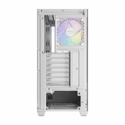 Antec CX300 RGB Elite White Clear Tempered Glass Steel ATX Mid-Tower Desktop Chassis