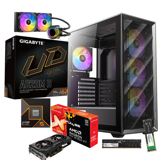 Ryzen 5 7600 AM5 RX 9060 XT 16GB Gaming PC