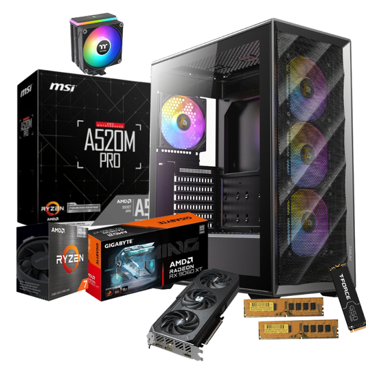 AMD Ryzen 7 5700G Gaming PC  | Radeon RX 9060 XT 8GB | 32GB DDR4 | Windows 11 Pro