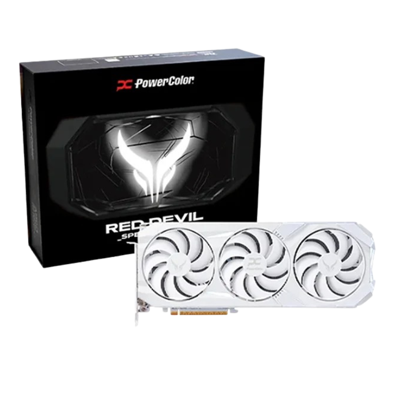 PowerColor Red Devil Spectral White AMD Radeon™ RX 9070 XT 16GB GDDR6