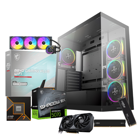 Ryzen 9700X AM5 RTX 5070 12GB Gamer PC