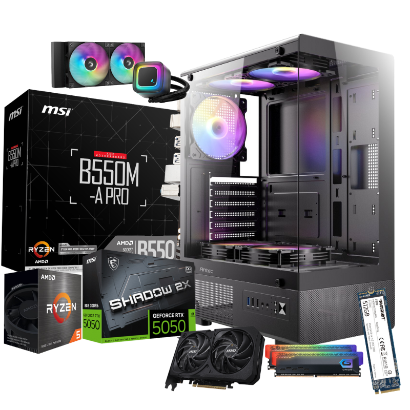 Ryzen 5 5600GT AM4 RTX 5050 8GB Gamer PC