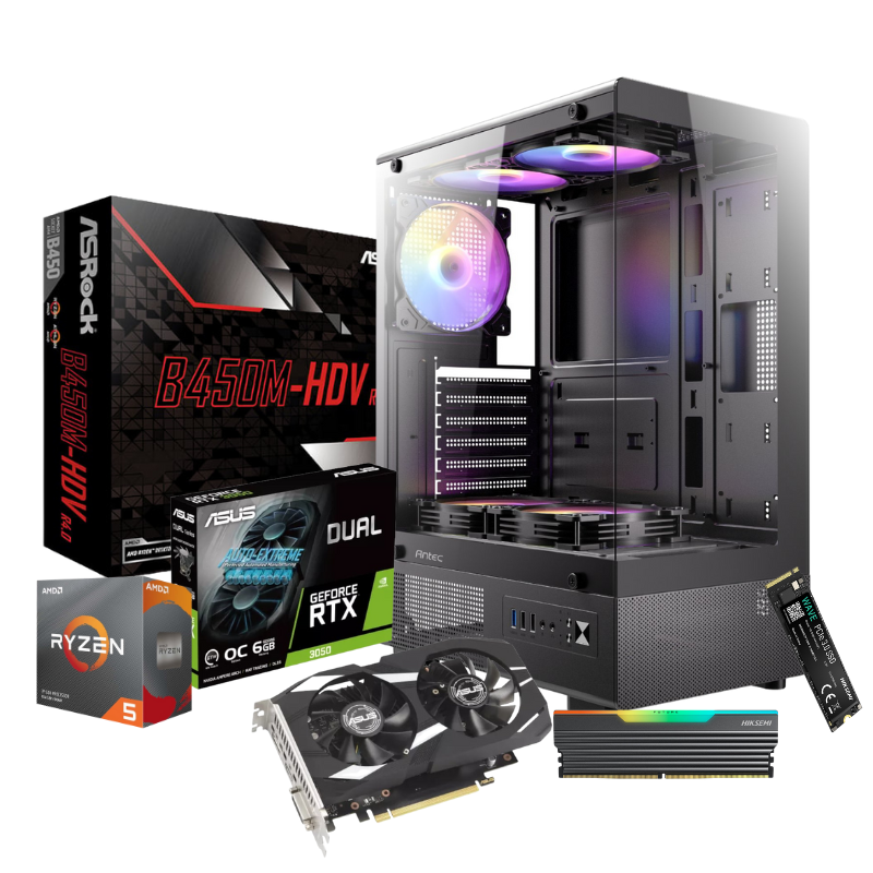Ryzen 5 3600 RTX 3050 6GB Gamer PC