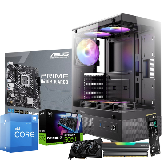 Intel Core i5 12400F RTX 5060 8GB Gamer PC