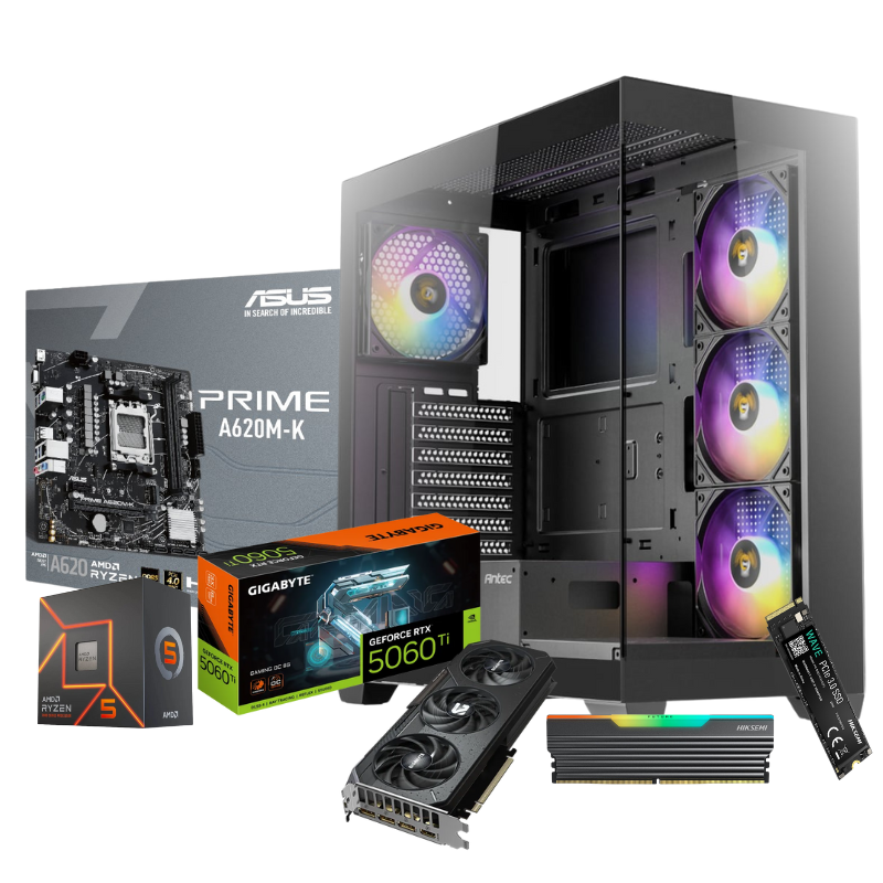 Ryzen 5 7600 RTX 5060TI 8GB Gamer PC