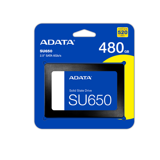 Adata Ultimate SU650 480GB Solid State Drive 2.5" SATA III 6Gb/s SSD