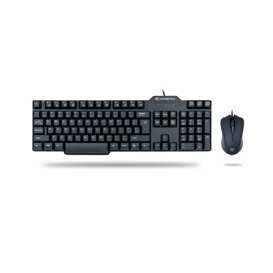 GoFreetech Wired KB/MOUSE Combo – Black