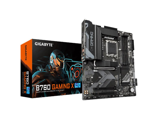 Gigabyte B760 Gaming X Intel B760 Raptor Lake LGA 1700 DDR5 ATX Desktop Motherboard