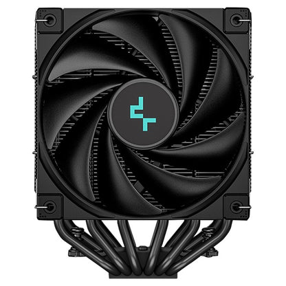 DeepCool AK620 Zero Dark All-Black Dual Tower CPU Air Cooler with 2X 120mm PWM Low Noise FDB Fans And 260W (Max) TDP - Black