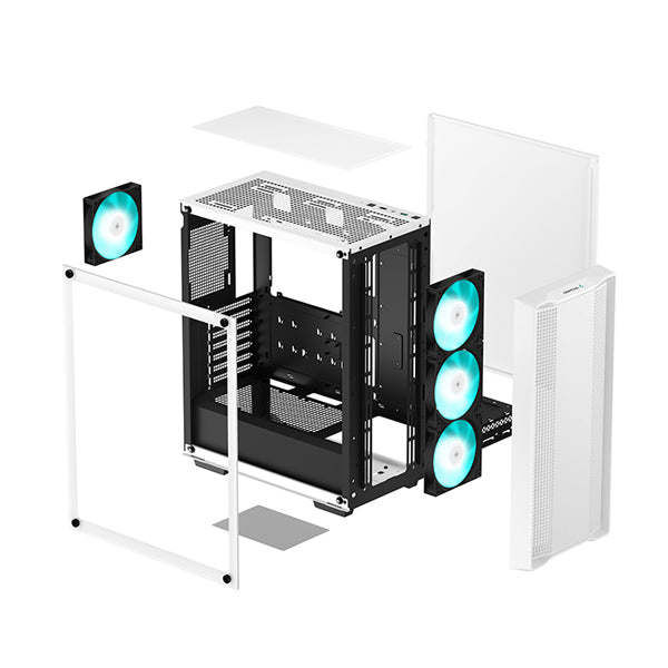 DeepCool CC560 V2 White ATX Mid-Tower Gaming Chassis