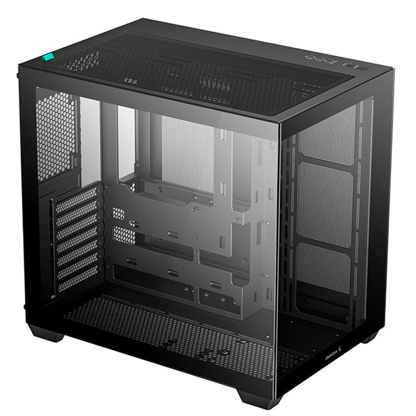 DeepCool CG530 Tempered Glass Steel Black ATX Mid-Tower Desktop Chassis