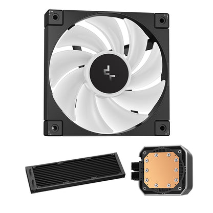 DeepCool MYSTIQUE 360mm ARGB All-In-One Black Liquid CPU Cooler