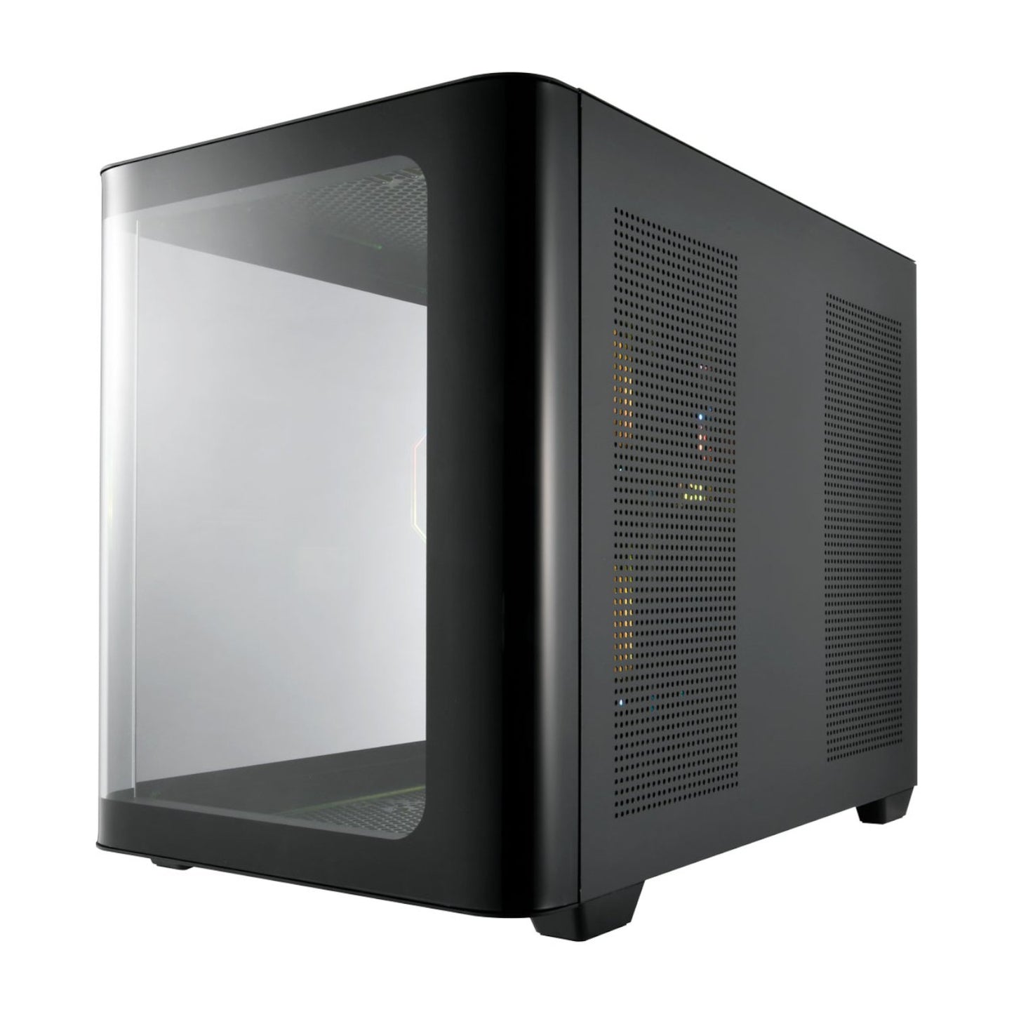 FSP S380 ARGB M-ATX Mid Tower Gaming Chassis – Black