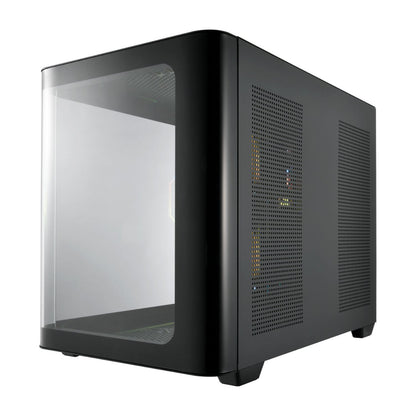 FSP S380 ARGB M-ATX Mid Tower Gaming Chassis – Black