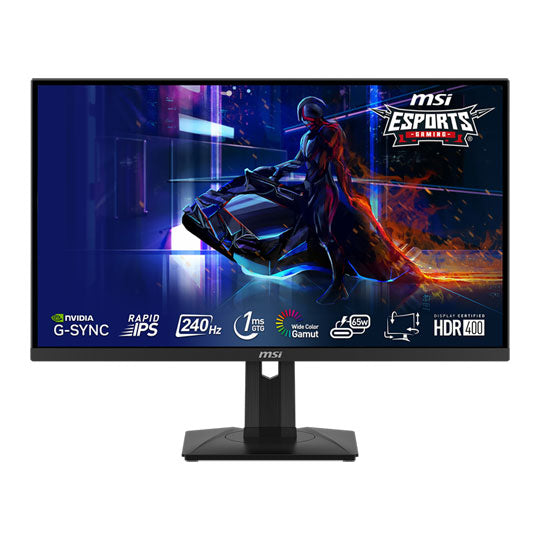 MSI G274QPX 27" WQHD (2560x1440) 240Hz 1ms Rapid IPS G-Sync Compatible Black Gaming Desktop Monitor