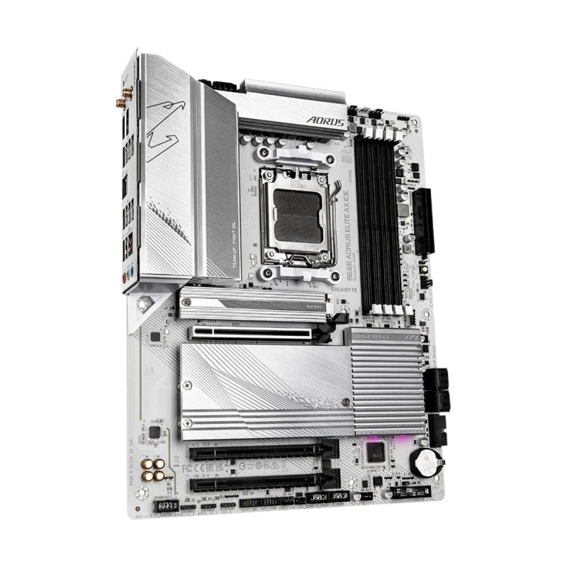 Gigabyte B650 AORUS ELITE AX ICE WiFi AMD B650 Ryzen Socket AM5 ATX Desktop Motherboard