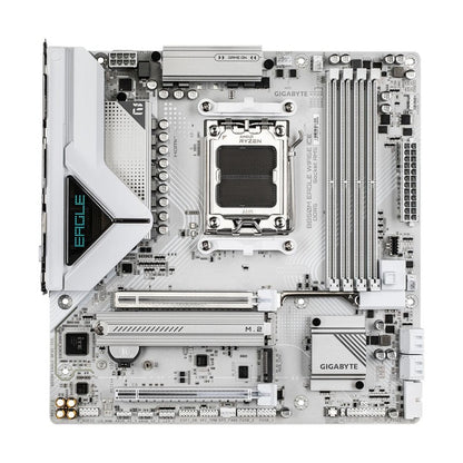 Gigabyte B850M EAGLE WIFI6E ICE AMD B850 Ryzen Socket AM5 White Micro-ATX Desktop Motherboard