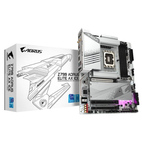 GIGABYTE Z790 AORUS ELITE AX ICE LGA1700 Intel Z790 ATX Intel Motherboard