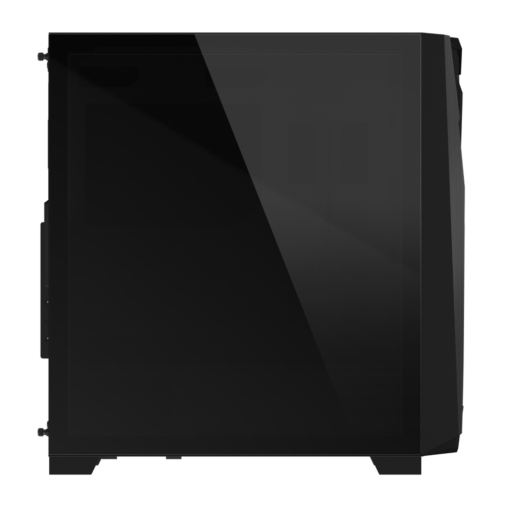 Gigabyte C301 GLASS V2 Clear Tempered Glass Mesh Steel Black ATX Mid-Tower Desktop Chassis