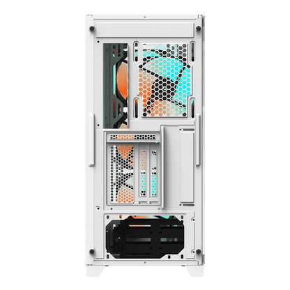 Gigabyte C301 Glass V2 Mid Tower Gaming PC Case White GB-C301GW V2