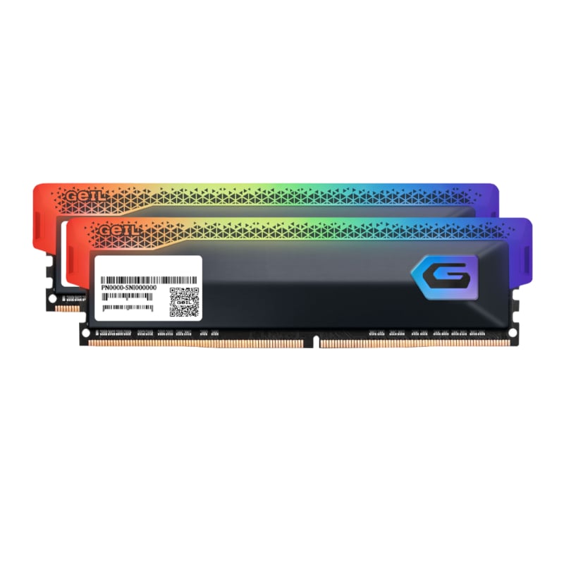 Geil Orion RGB 16GB KIT(2X8GB) 3600MHz DDR4 Desktop Gaming Memory-Gray