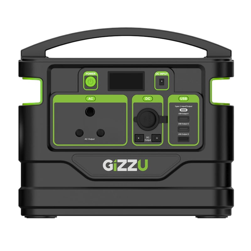 GIZZU 518Wh Portable Power Station 1 x 3 Prong SA Plug Point