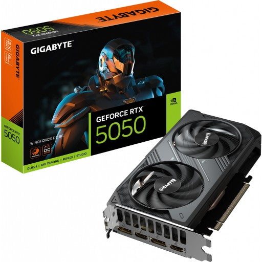 Gigabyte GeForce RTX 5050 WINDFORCE OC 8GB GDDR6 128-bit PCIe 5.0 Desktop Graphics Card