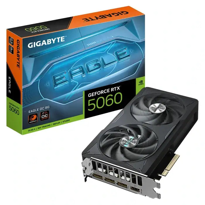 Gigabyte GeForce RTX 5060 EAGLE OC 8GB GDDR7 128-bit PCIe 5.0 Desktop Graphics Card